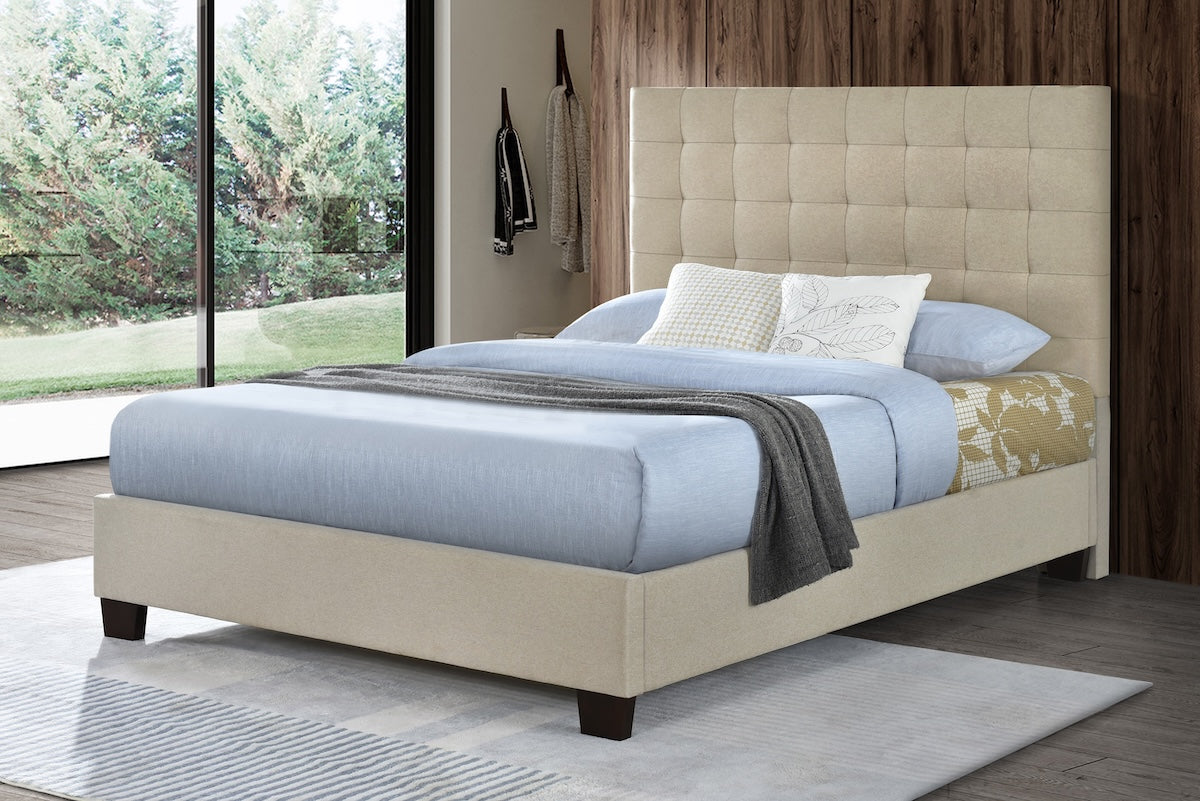 Tufted Upholstered Headboard Bed Frames
