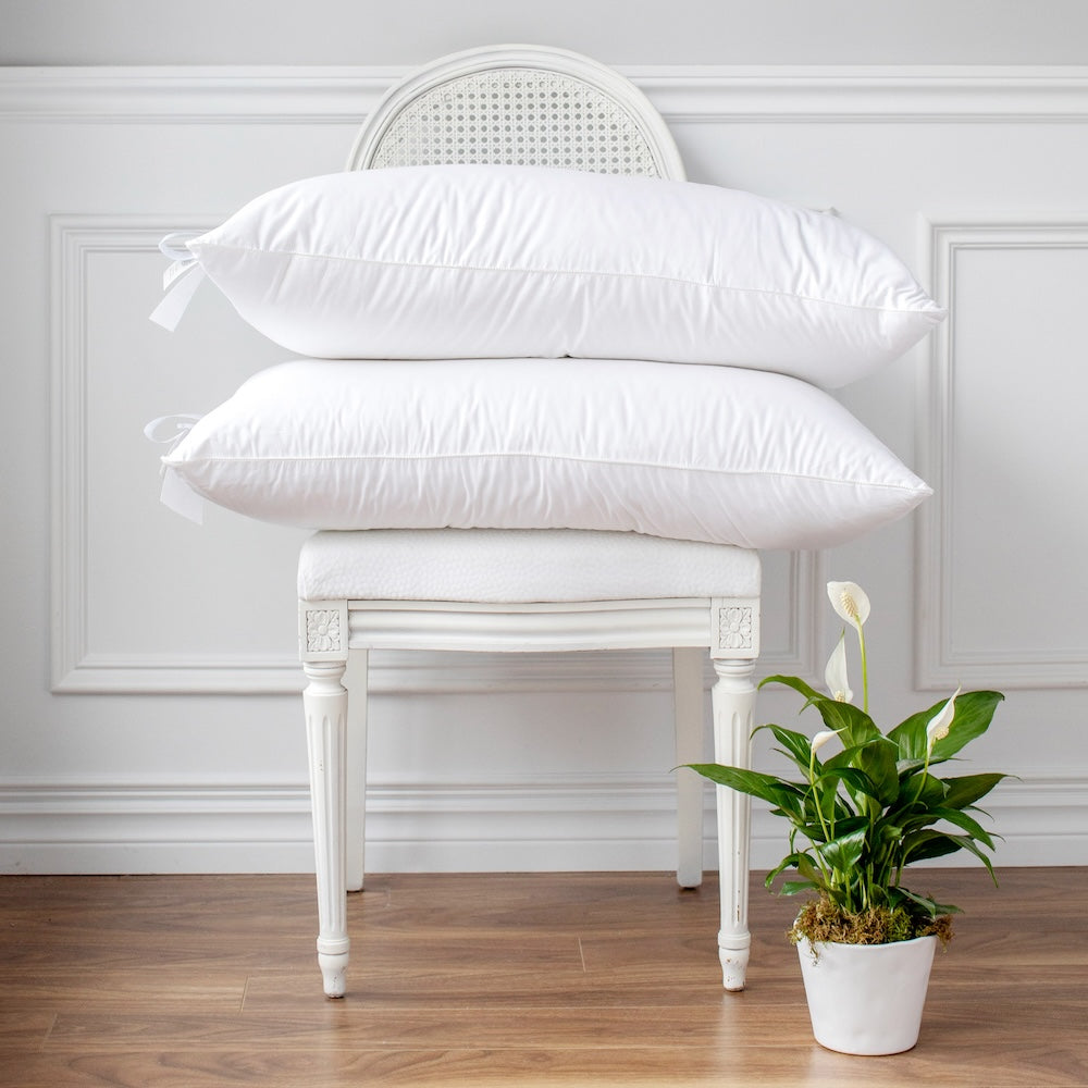 Hutterite | Canadian White Duck Down and Feather Pillow