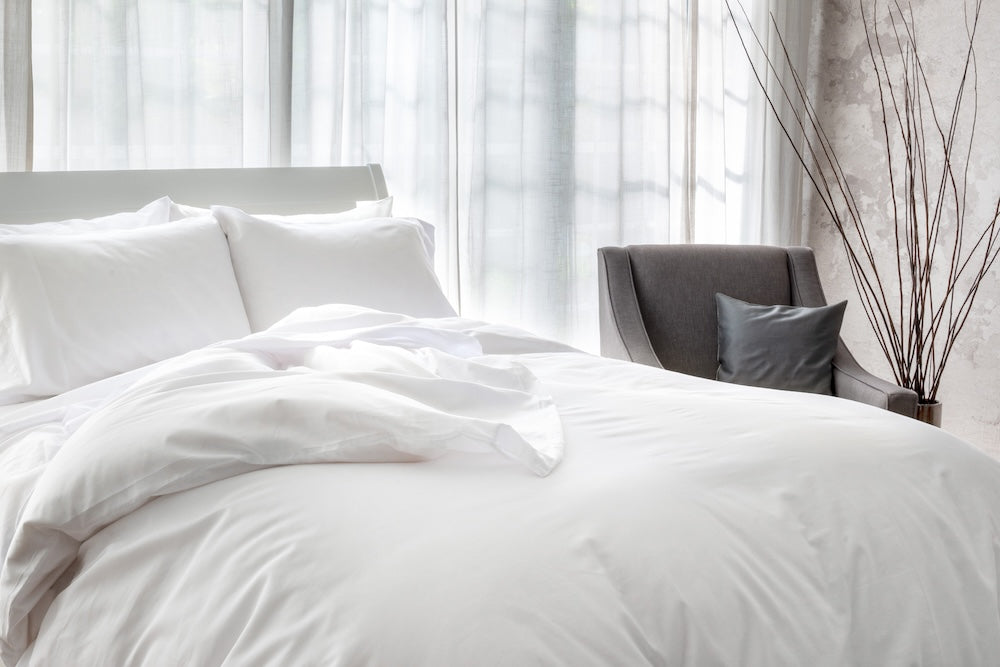 Porto | Sateen Duvet Cover and Pillow Sham - 100% Egyptian cotton