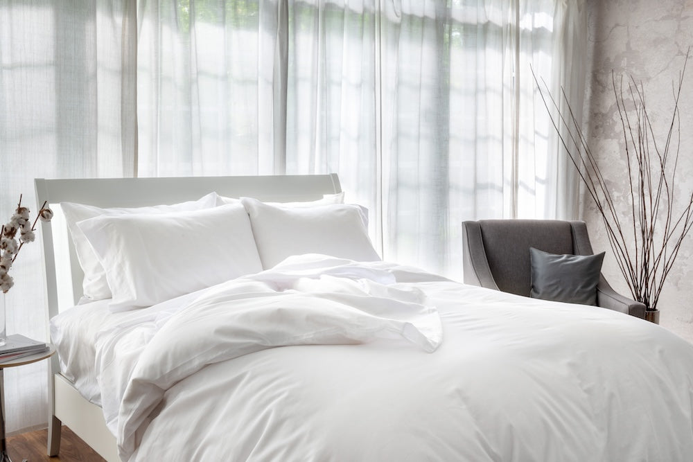 Porto | Sateen Duvet Cover and Pillow Sham - 100% Egyptian cotton