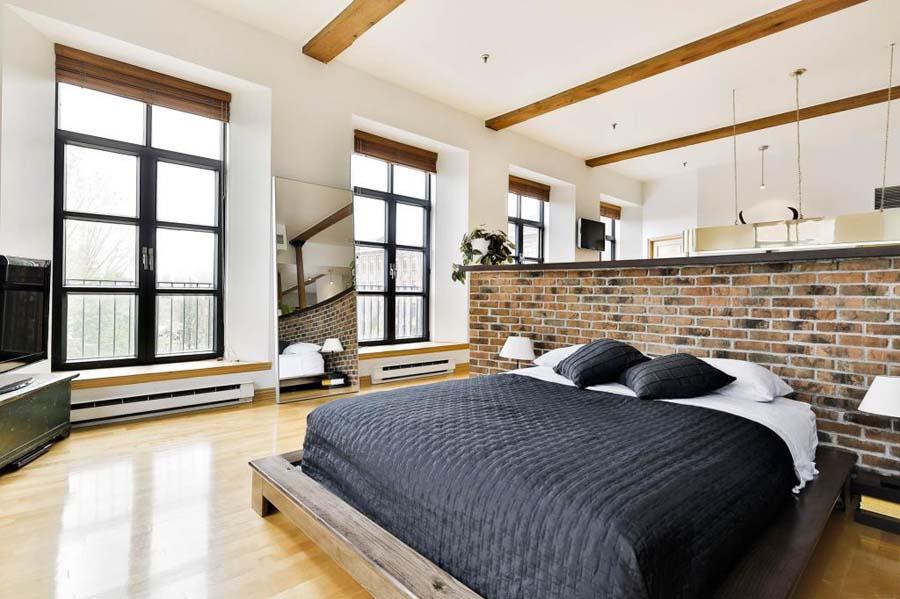 Wood bed frame made in Canada