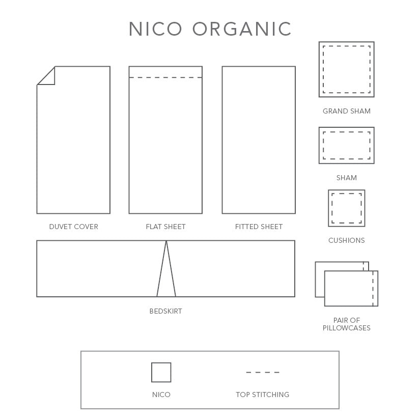 Nico Organic Cotton Duvet Cover